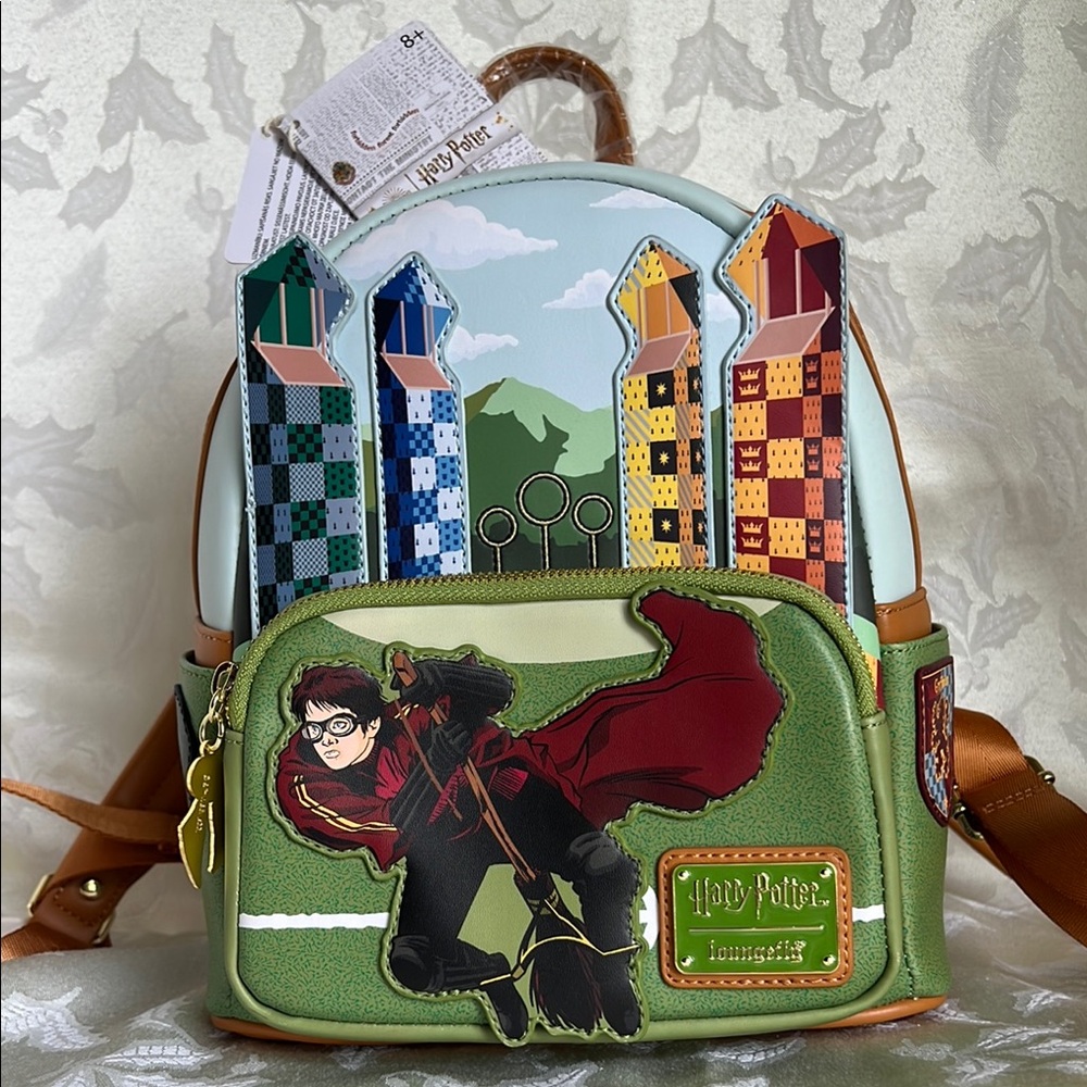 Loungefly Harry Potter Quidditch Towers Backpack